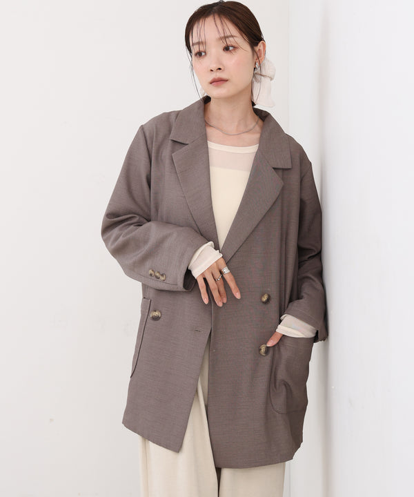 バックリボンダブルジャケット