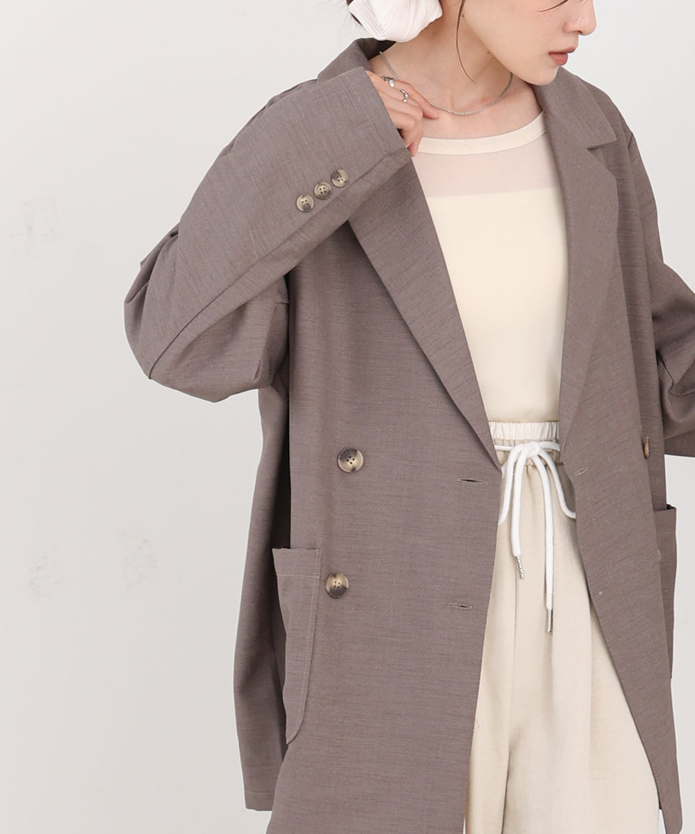 バックリボンダブルジャケット