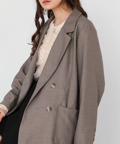 バックリボンダブルジャケット