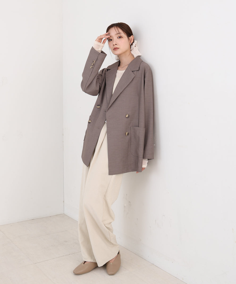 バックリボンダブルジャケット