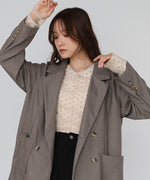 バックリボンダブルジャケット