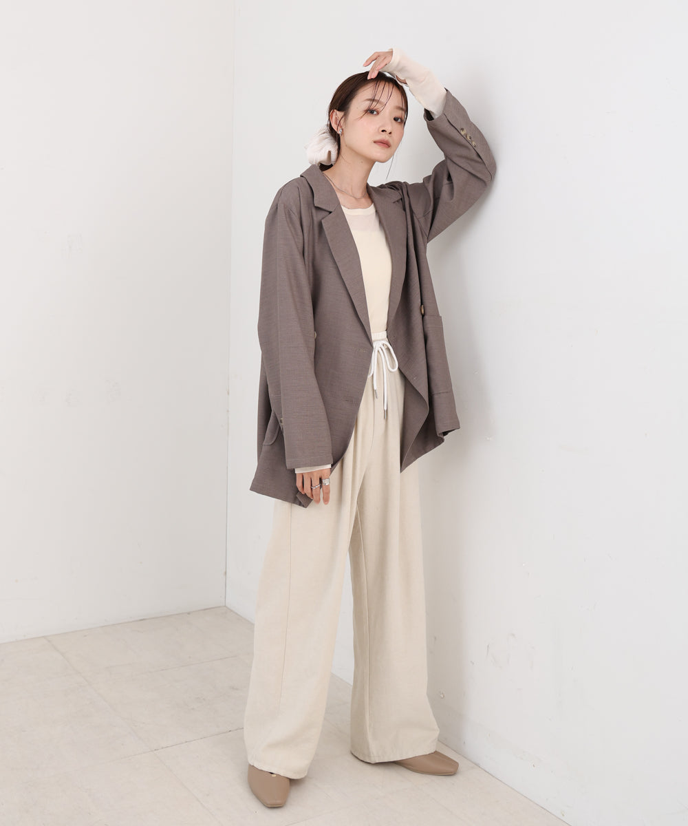 バックリボンダブルジャケット