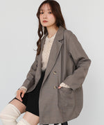 バックリボンダブルジャケット