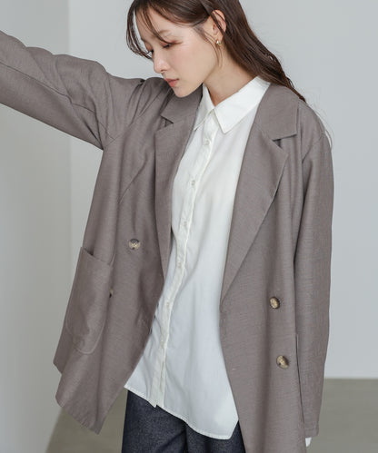 バックリボンダブルジャケット