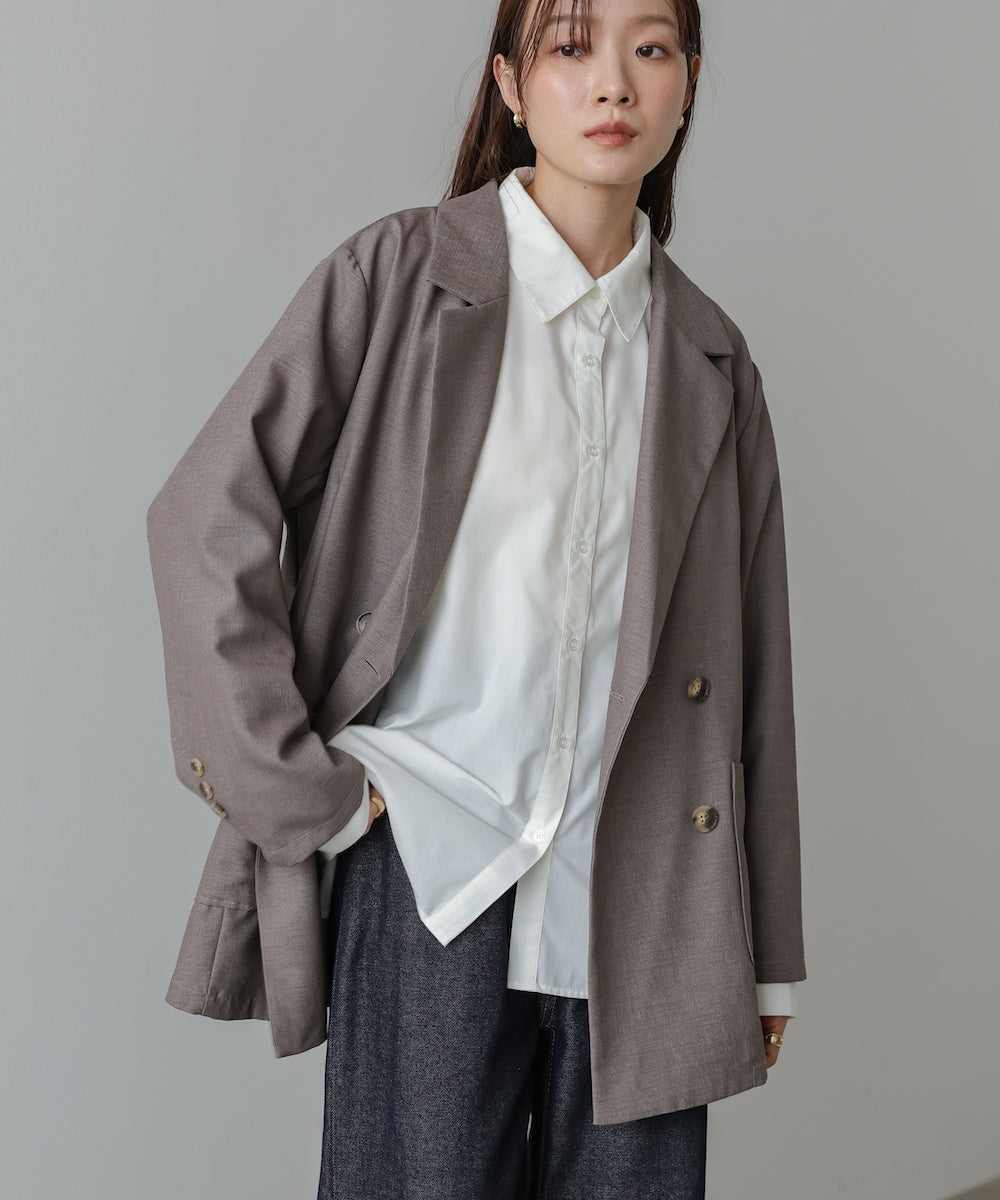 バックリボンダブルジャケット