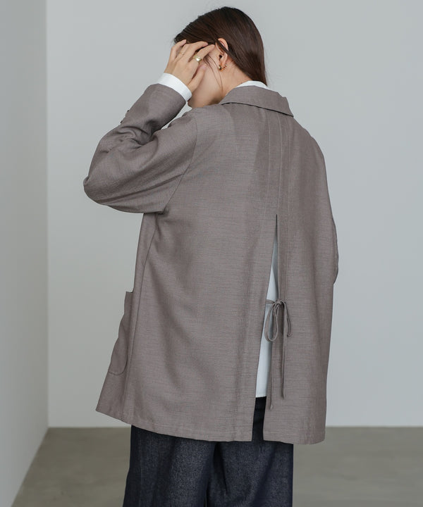 バックリボンダブルジャケット