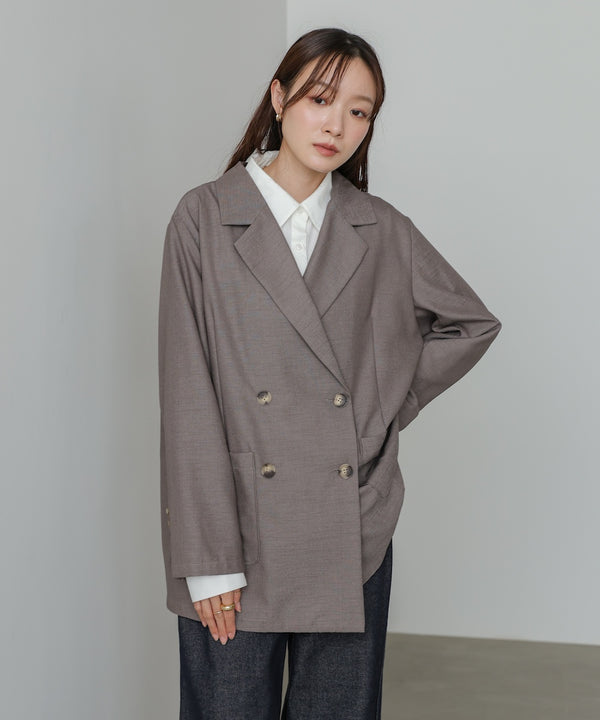 バックリボンダブルジャケット