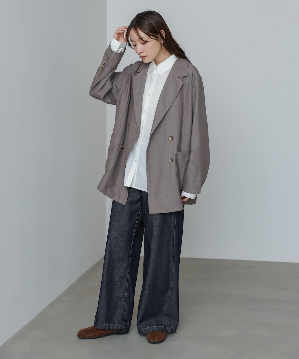 バックリボンダブルジャケット