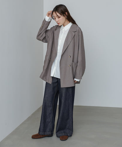 バックリボンダブルジャケット