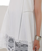 レース切り替えミニワンピース