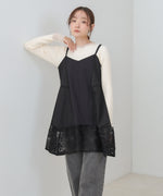 レース切り替えミニワンピース