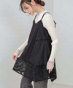 レース切り替えミニワンピース