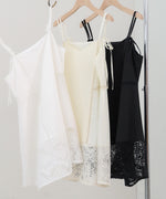 レース切り替えミニワンピース