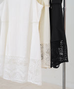 レース切り替えミニワンピース