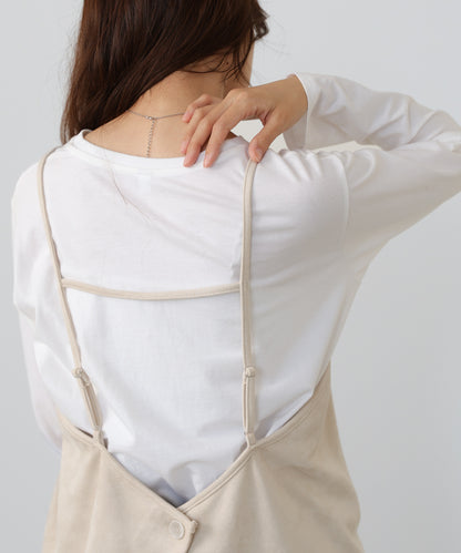 スクエアスウェードビスチェ