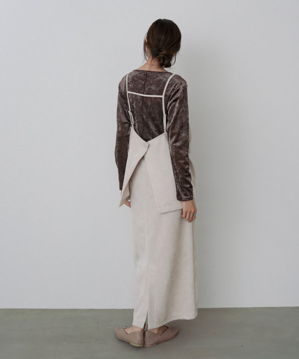 スクエアスウェードビスチェ