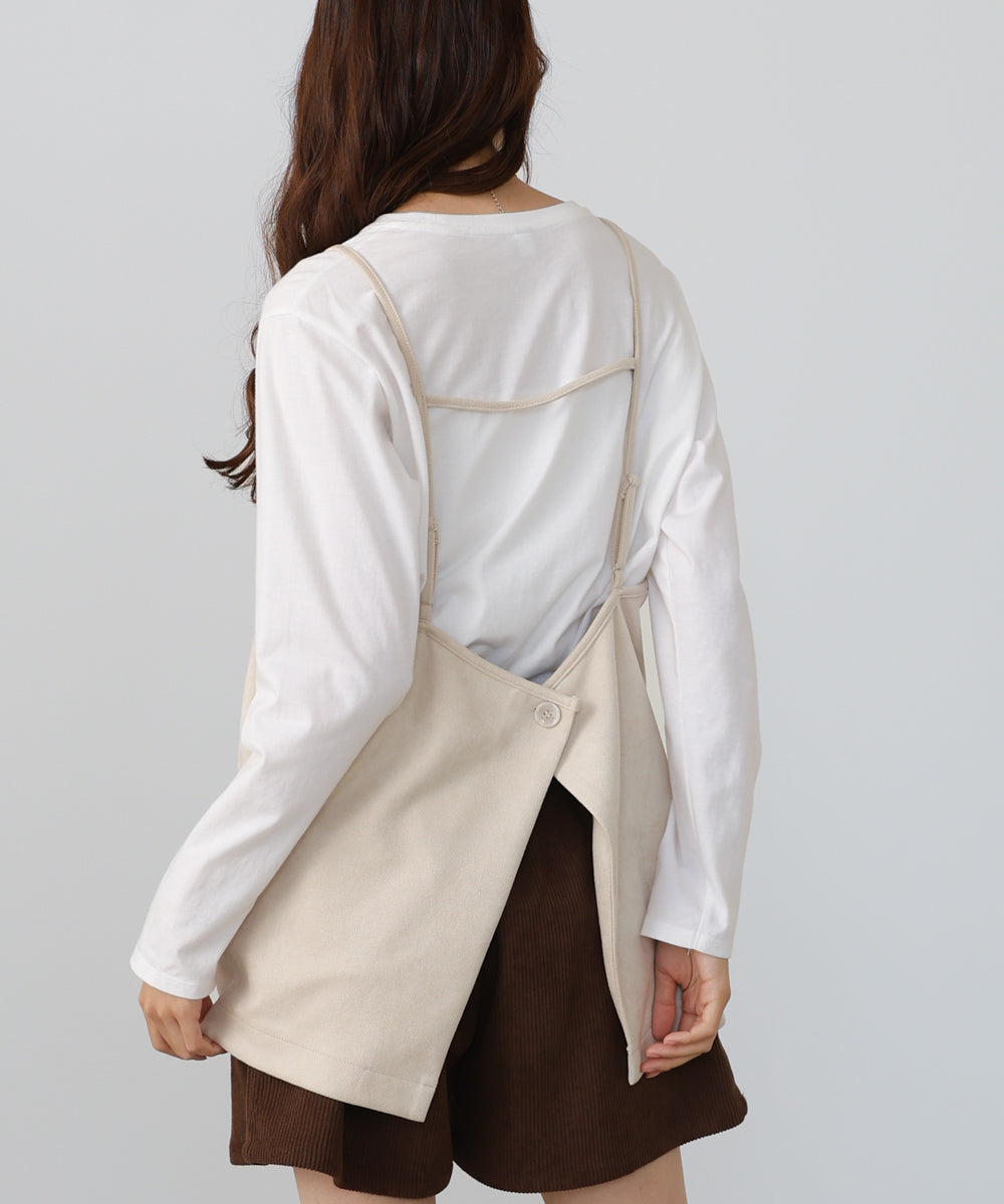 スクエアスウェードビスチェ