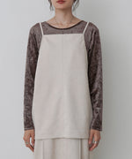 スクエアスウェードビスチェ