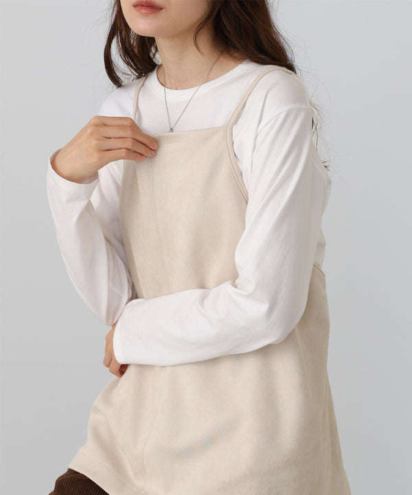 スクエアスウェードビスチェ