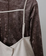 スクエアスウェードビスチェ