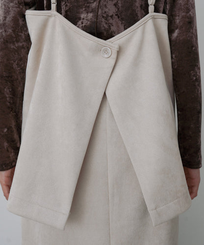 スクエアスウェードビスチェ