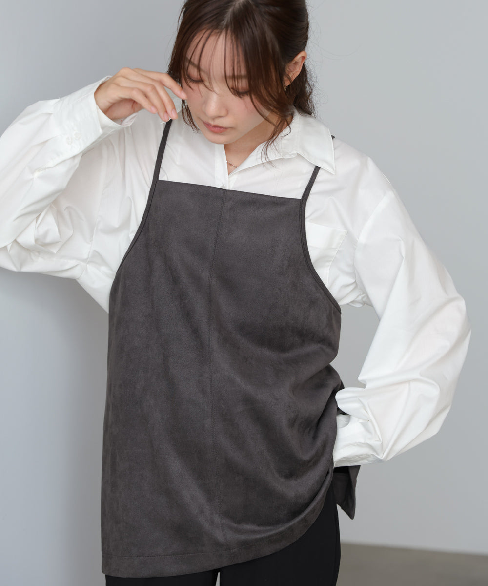 スクエアスウェードビスチェ