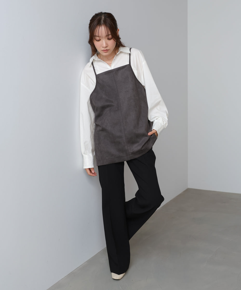 スクエアスウェードビスチェ