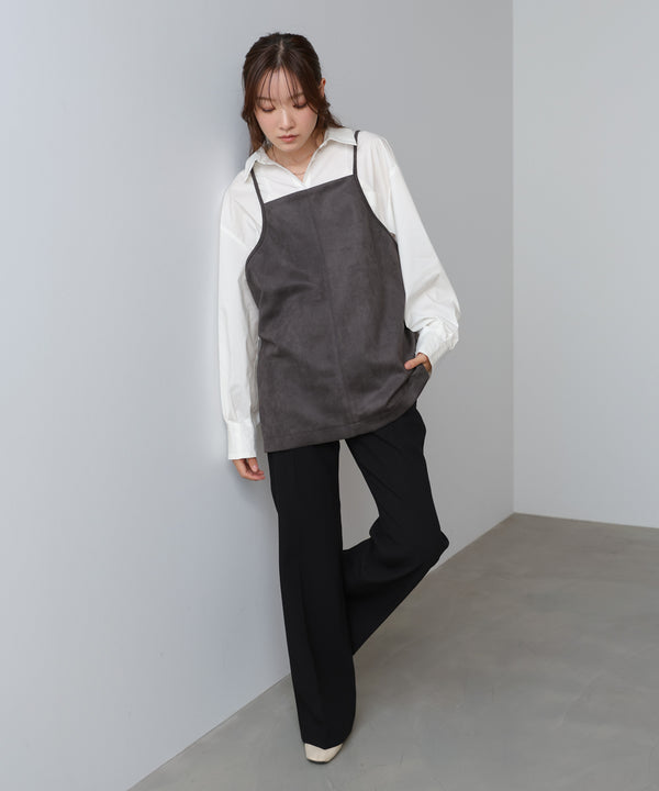 スクエアスウェードビスチェ