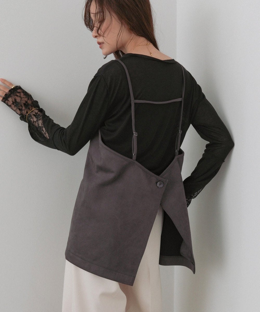 スクエアスウェードビスチェ