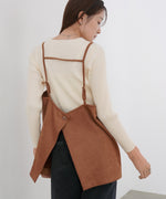 スクエアスウェードビスチェ