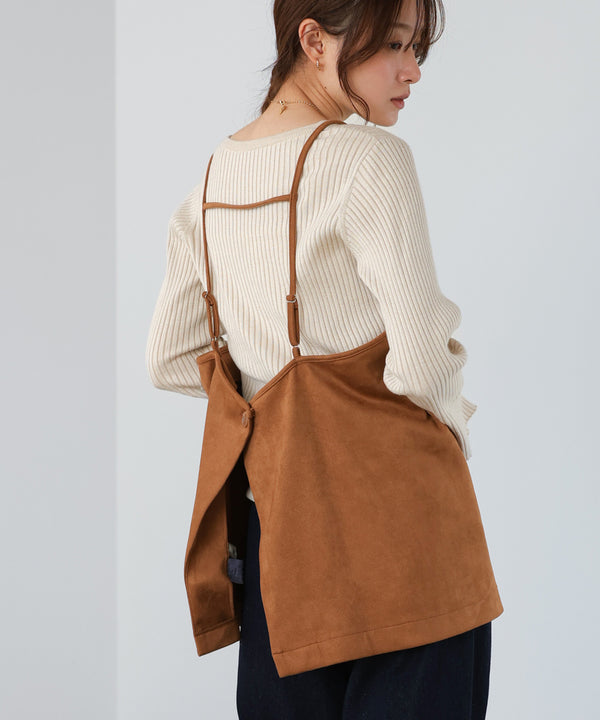 スクエアスウェードビスチェ