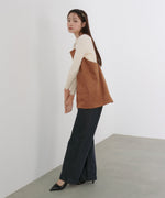 スクエアスウェードビスチェ