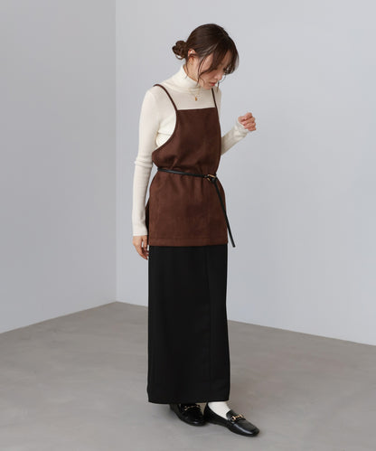 スクエアスウェードビスチェ