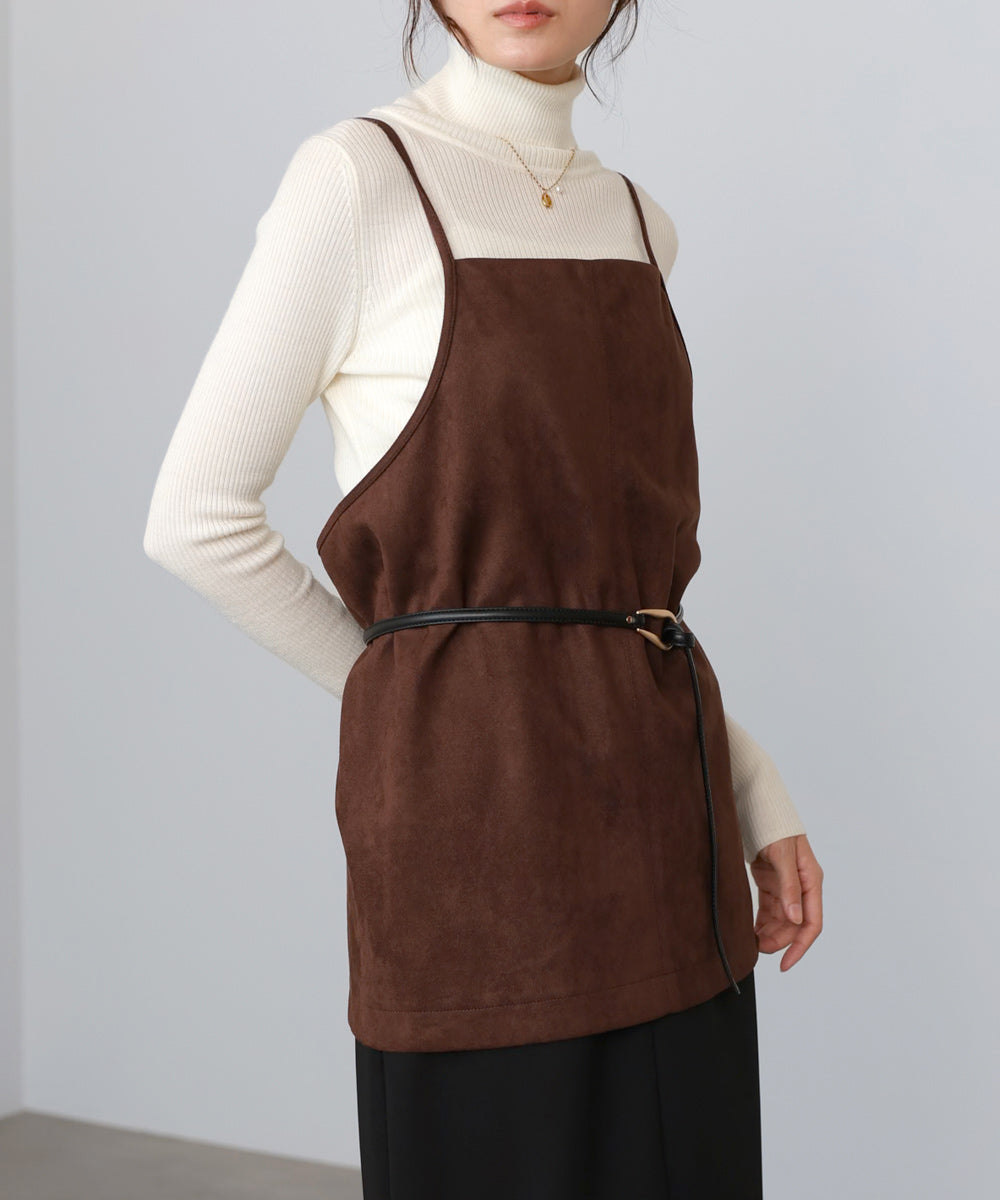 スクエアスウェードビスチェ