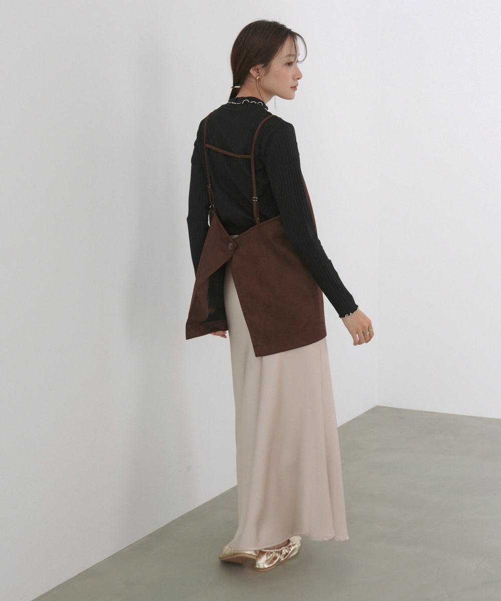 スクエアスウェードビスチェ