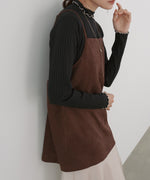 スクエアスウェードビスチェ