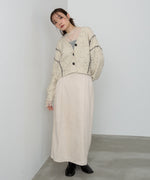 【選べる２タイプ】スウェードロングスカート