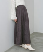 【選べる２タイプ】スウェードロングスカート