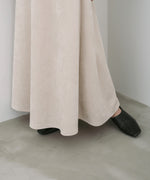 【選べる２タイプ】スウェードロングスカート