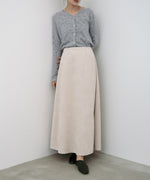 【選べる２タイプ】スウェードロングスカート