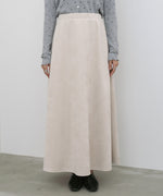【選べる２タイプ】スウェードロングスカート