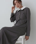 2WAYダブルカラーワンピース