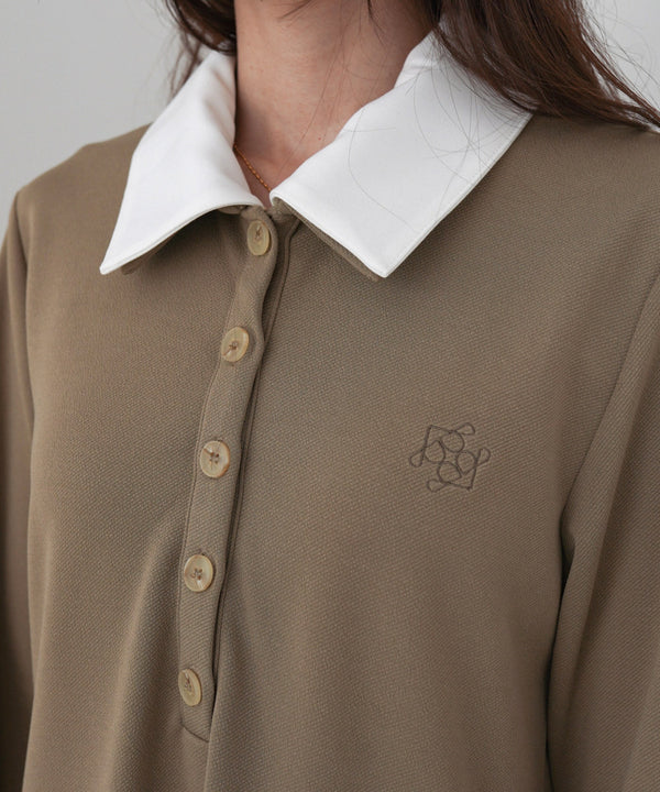 2WAYダブルカラーワンピース