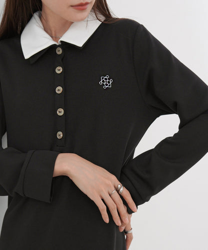 2WAYダブルカラーワンピース