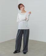 アシメレイヤードカットソー