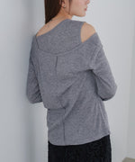 アシメレイヤードカットソー