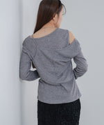 アシメレイヤードカットソー