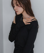 アシメレイヤードカットソー