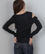 アシメレイヤードカットソー