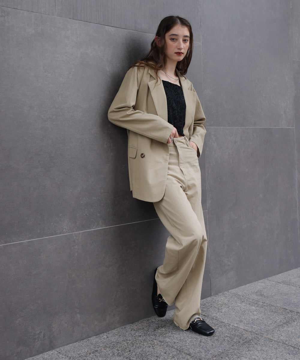 【セットアップ対応】ドットダメージテーラードジャケット